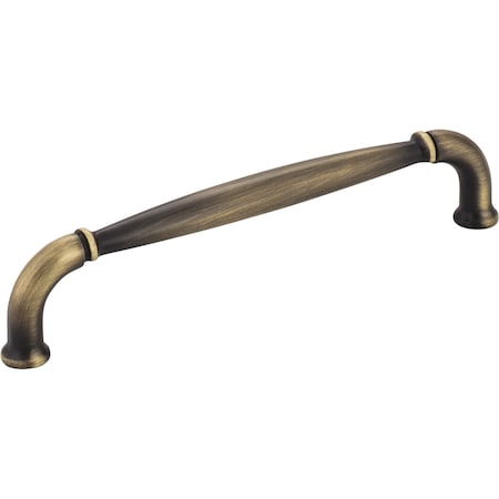 Jeffrey Alexander 128 mm Center-to-Center Antique Brushed Satin Brass Chesapeake Cabinet Pull 737-128ABSB